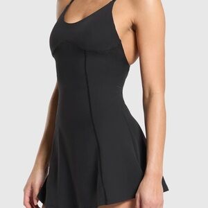 Gymshark Strappy 2-in-1 Dress - Black